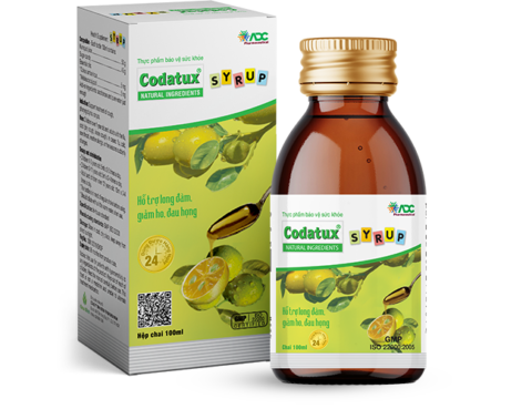 Drip Codax Codatux Syrup - Chai 100ml - Khoa Minh Healthcare